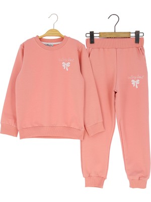 Kız Çocuk Eşofman Takım Nakışlı