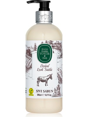 Eyüp Sabri Tuncer Doğal Eşek Sütlü Sıvı Sabun 500 ml Doğal İçeriklerle Zenginleştirilmiş