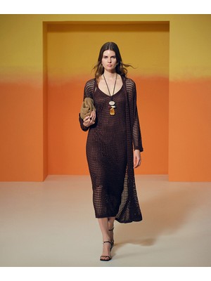 Ajurlu Triko Elbise IS1250002457074