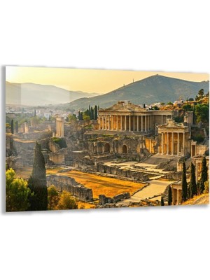 Exela Home Doğa Manzaralı Cam Tablo - Anadolu - Yatay Motif 03-092