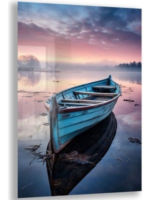 Exela Home Doğa Manzaralı Cam Tablo - Karışık - Dikey Motif 01-006