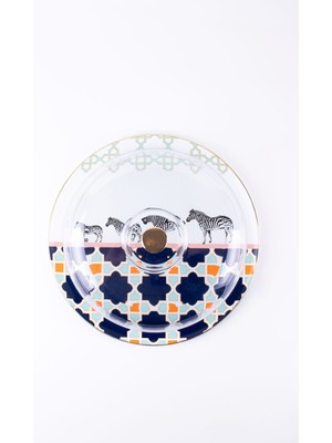 Emaylab Jaolu Cam Kek Fanusu & Pasta Tabağı (32 CM)
