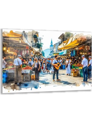 Exela Home Doğa Manzaralı Cam Tablo - Istanbul - Yatay Motif 02-014