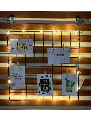 Giftmoda Işıklı Metal Çerçeve