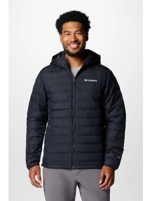 Columbia Erkek Mont 2086944-010 Siyah Su Geçirmez Kumaş ile Termal Yansıtıcı Özellikli 2XL
