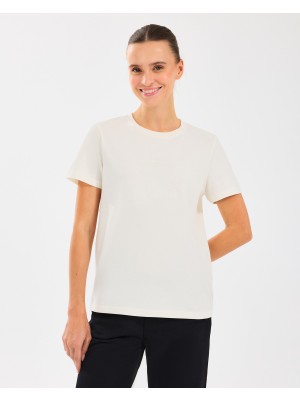 Skechers W Essential Crewneck T-Shirt Kadın Offwhite Tshirt S2510029-102