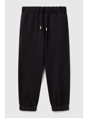 United Colors Of Benetton Pamuklu Regular Fit Normal Bel Lastikli Paça Eşofman Altı Erkek Çocuk Eşofman Altı 3J68CF05W