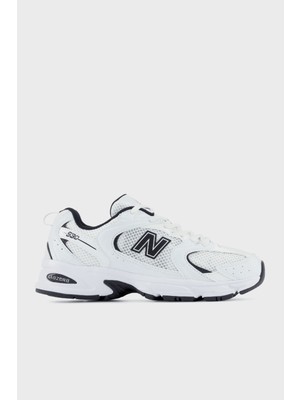 New Balance Unisex Sneaker Ayakkabı Beyaz Renk Tekstil Malzeme Kauçuk Taban ile Günlük Kullanım