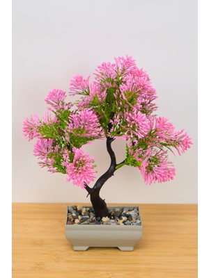 Digithome Dekoratif Saksılı Yapay Kasımpatı Ağacı Pembe 25 cm  EVA-5696 C1-1-423