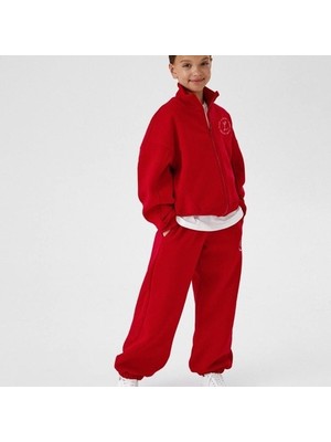 La’ciel Club Sloganlı Fermuarlı Takım