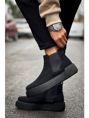 Pabucmarketi Lastikli Erkek Chelsea Bot Siyah