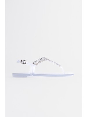Shoemark Juna Şeffaf Toka Detaylı Kadın Sandalet