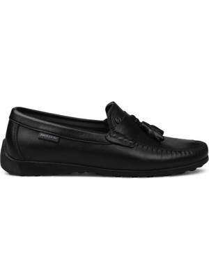 Pierre Cardin 14903 Pc  Deri Siyah Erkek Loafer Ayakkabı
