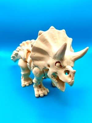 RdgTech Dinozor Oyuncağı, Gerçekçi Triceratops Modeli - Büyük Boy