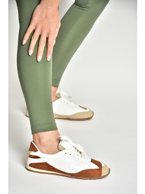 Fox Shoes U973645209 Beyaz/taba Spor Ayakkabı Sneakers