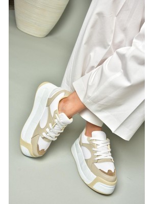 Fox Shoes U973219009 Ten Kalın Tabanlı Spor Ayakkabı Sneakers