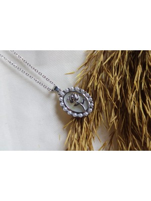 Tasarım Vintage Çelik Kolye