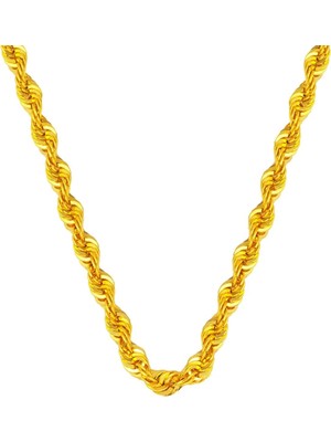 Harem Altın Burgu Halat 55 cm 14 Ayar Zincir Kolye ZKU190