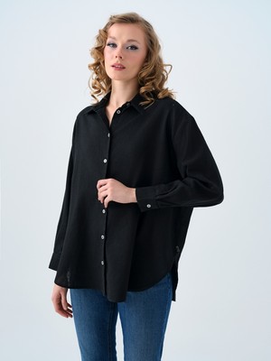 Loft Loose Fit Kadın Gömlek U.kol