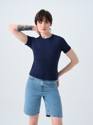Loft Fitted Kadın Tshirt K.kol