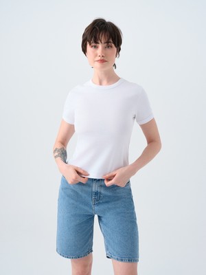 Loft Fitted Kadın Tshirt K.kol