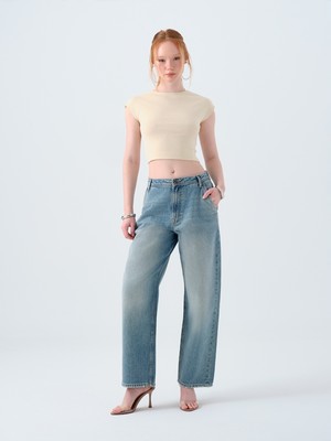 Loft Skater Skater Fit Kadın Pantolon