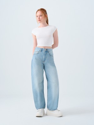 Loft Baggy Baggy Fit Kadın Pantolon