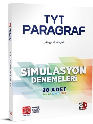 3D Yayınları Tyt 3D Paragraf Simülasyon Denemeleri