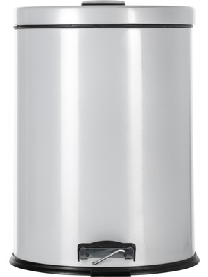 30LT Pedallı Çöp Kovası Gri