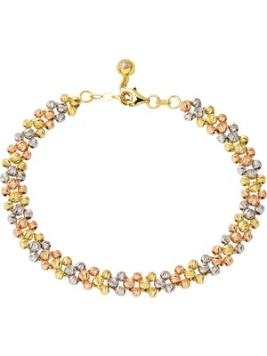 Harem Altın Üç Renk Dorika Bileklik BIL09