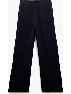 Koton Aplike Detaylı Yüksek Bel Palazzo Pantolon