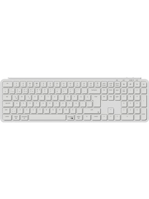 Keychron B6 Pro  Full Size Ultra-Slim 2.4 Ghz Türkçe Kablosuz Beyaz Klavye (B6P-K8-TR)