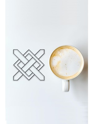 Bardak Altlığı, 3D Baskı, Dayanıklı ve Şık Tasarım, 4 Adet