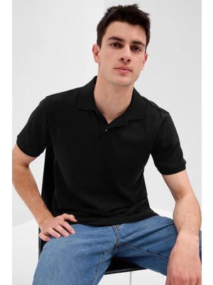 Gap V-Stretch Pique Erkek Polo Yaka Tişört 550531003001