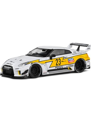 Solido 1/43 Nissan GTR35 LBWK Silhouette – White – 2019