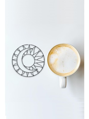 Bardak Altlığı, 3D Baskı, Dayanıklı ve Şık Tasarım, 4 Adet