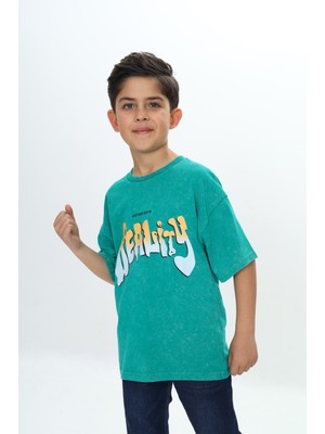 Toontoy Erkek Çocuk Reality Baskılı Tişört