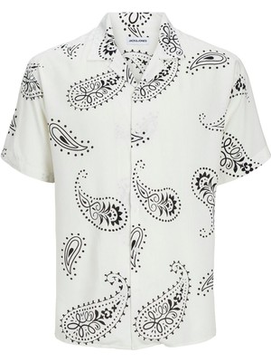 Jack&jones 12248448 %100 Vıskon Kısa Kol Gomlek