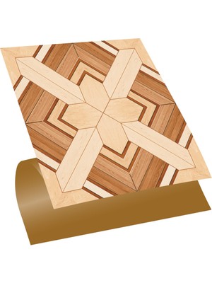 Tink Kendinden Yapışkanlı Ahşap 012 Desenli Pvc Karo 30X30  cm (33 Adet) 3 M2