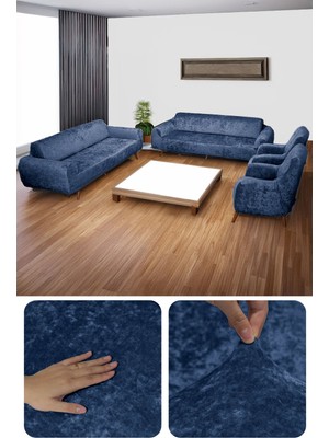 Kadife Lastikli 3 3 1 1 Koltuk Örtüsü Takımı| Kanepe Kılıfı| Çekyat Örtüsü Kılıfı