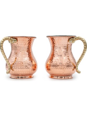 Antep Sepeti Bakır Otantik 2'li Bardak