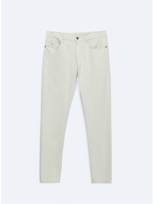 Taş Düz Dokuma Regular Fit Casual Pamuk Karışımlı Pantolon