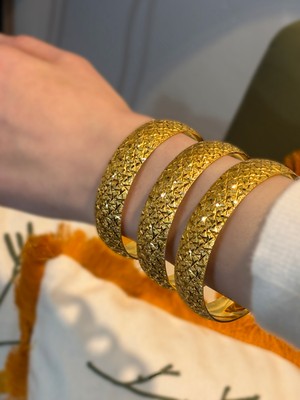 Polo Steel Mahperi Altın Kaplama Bilezik – Gecenin Parlayan Yıldızı