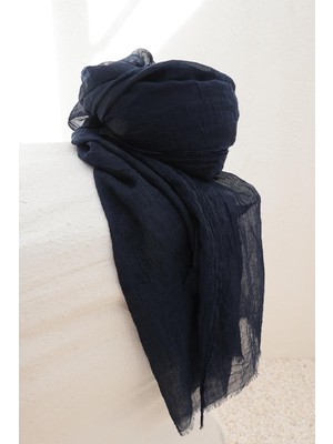 Lacivert-Yaz Serinliği Ferah Şal