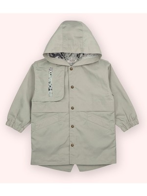 Erkek Bebek Haki Yağmurluk