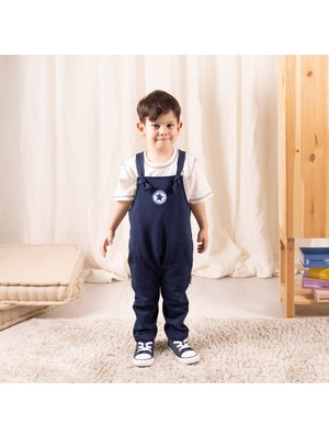 Erkek Bebek Salopet Tulum ve Tişört Takım - Lacivert