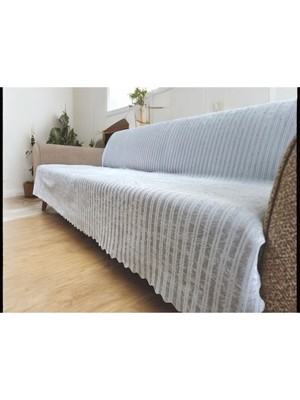 Kaymaz Taban Süngerli Kadife Koltuk - Çekyat Örtüsü Koltuk Kılıfı