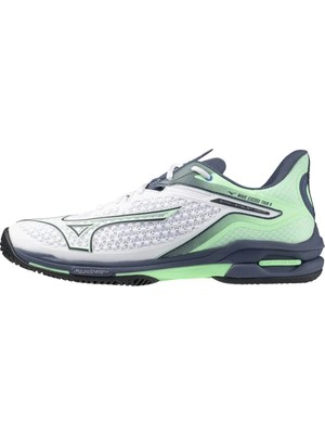 Mizuno Wave Exceed Tour 6 Ac Erkek Tenis Ayakkabısı Beyaz / Mavi