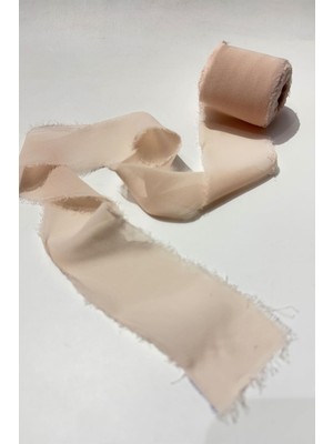 Pudra Yıtrmaç Şifon Kurdele 4 cm Eni 4,5 mt 1 Top