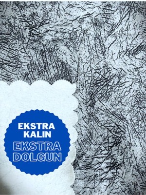Extreme Koltuk Çekyat Örtüsü Krom Gri Süngerli Kaymaz Taban Ekstra Kalın ve Dolgun 1 Adet